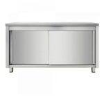 Ερμάριο Inox με πόρτες 120 cm