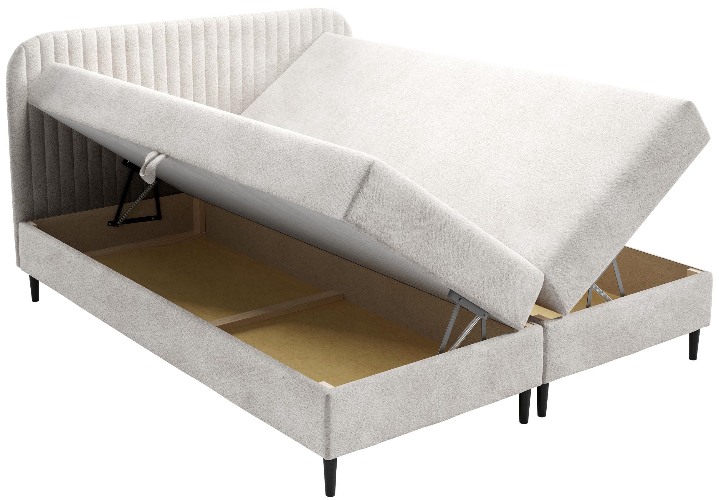 Επενδυμένο κρεβάτι Box Best I-Galazio-140 x 200 - Image 4