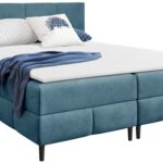 Επενδυμένο κρεβάτι Box Best II-Galazio-160 x 200