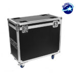 Επαγγελματικό Flight Case Κινούμενης Ρομποτικής Κεφαλής LED MATRIX INFINITY ROTATE WASH 10° 25x12W CREE LED 230V DMX512 RGBW GloboStar 51160