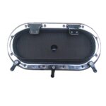 Φινιστρίνι παράθυρο σκάφους INOX PL-OVAL - 150x345mm