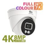 PZ-IPD-5SP-IR 8,0MP IP DOME CAMERA ΠΛΗΡΕΣ ΧΡΩΜΑ 30M IR+ΛΕΥΚΟ 2,8mm