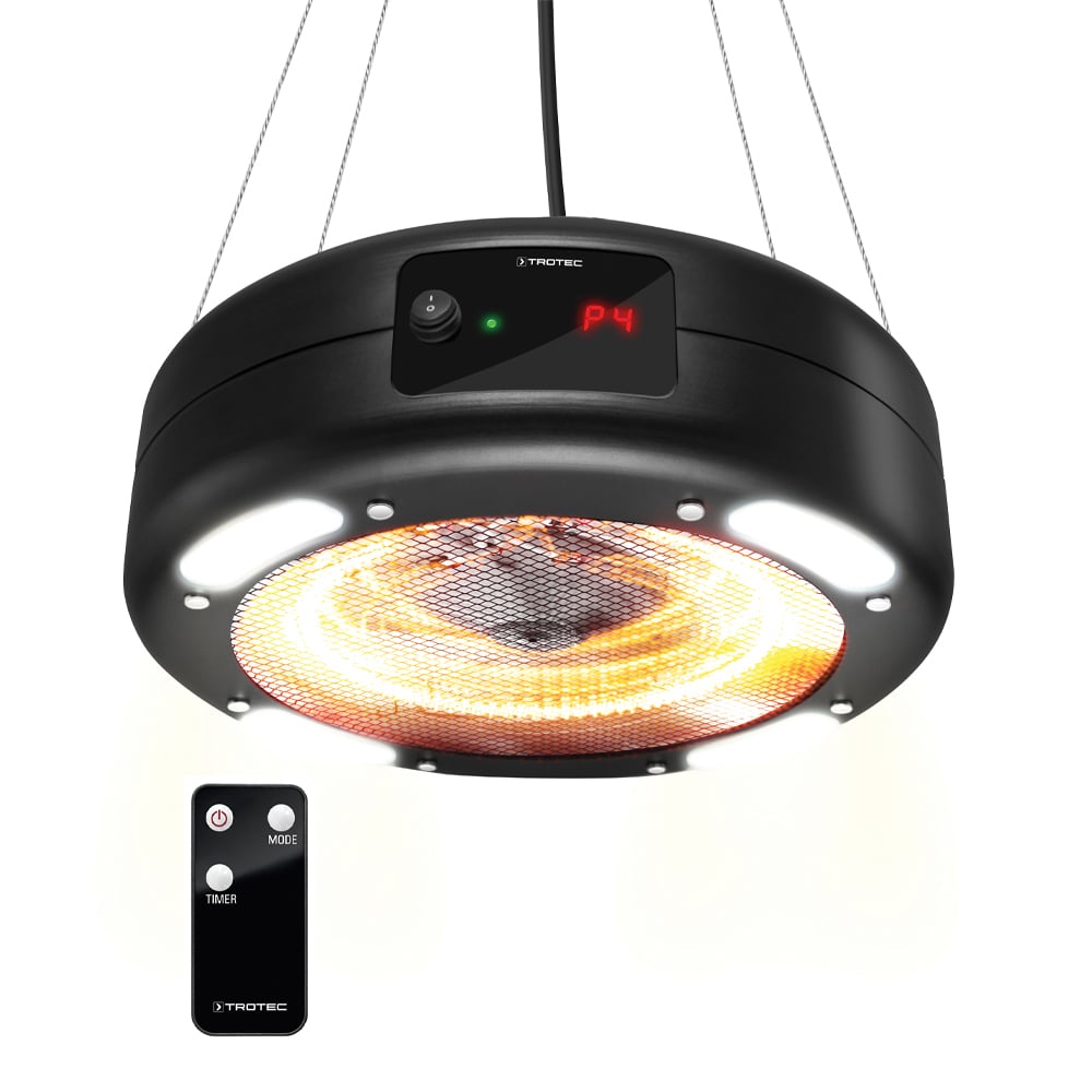 Trotec Θερμαντήρας υπερύθρων οροφής με φωτισμό LED 1500W IR1550SC