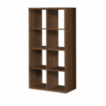Βιβλιοθήκη σε χρώμα καρυδί 75x35x145