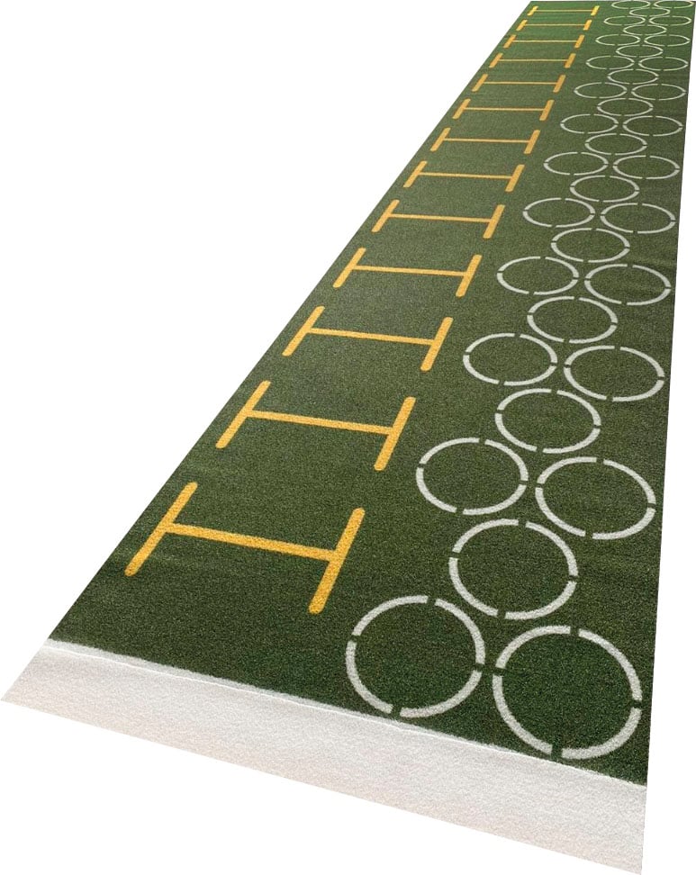 Χλοοτάπητας Sprint Track "Game" με Σχέδια Μήκους 10m Πράσινο