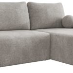 Γωνιακός καναπές Mivo-Silver Gray-Δεξιά
