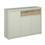 Μπουφές Karin Cashmere-Evoke Oak 126x36.5x91cm