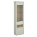 Βιτρίνα Karin Cashmere-Evoke Oak 56x36.5x210.5cm