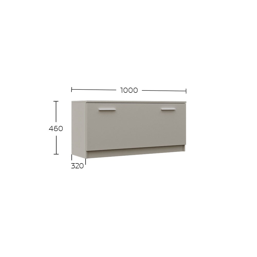 Παπουτσοθήκη Reno Cashmere 100x32x46cm - Image 2