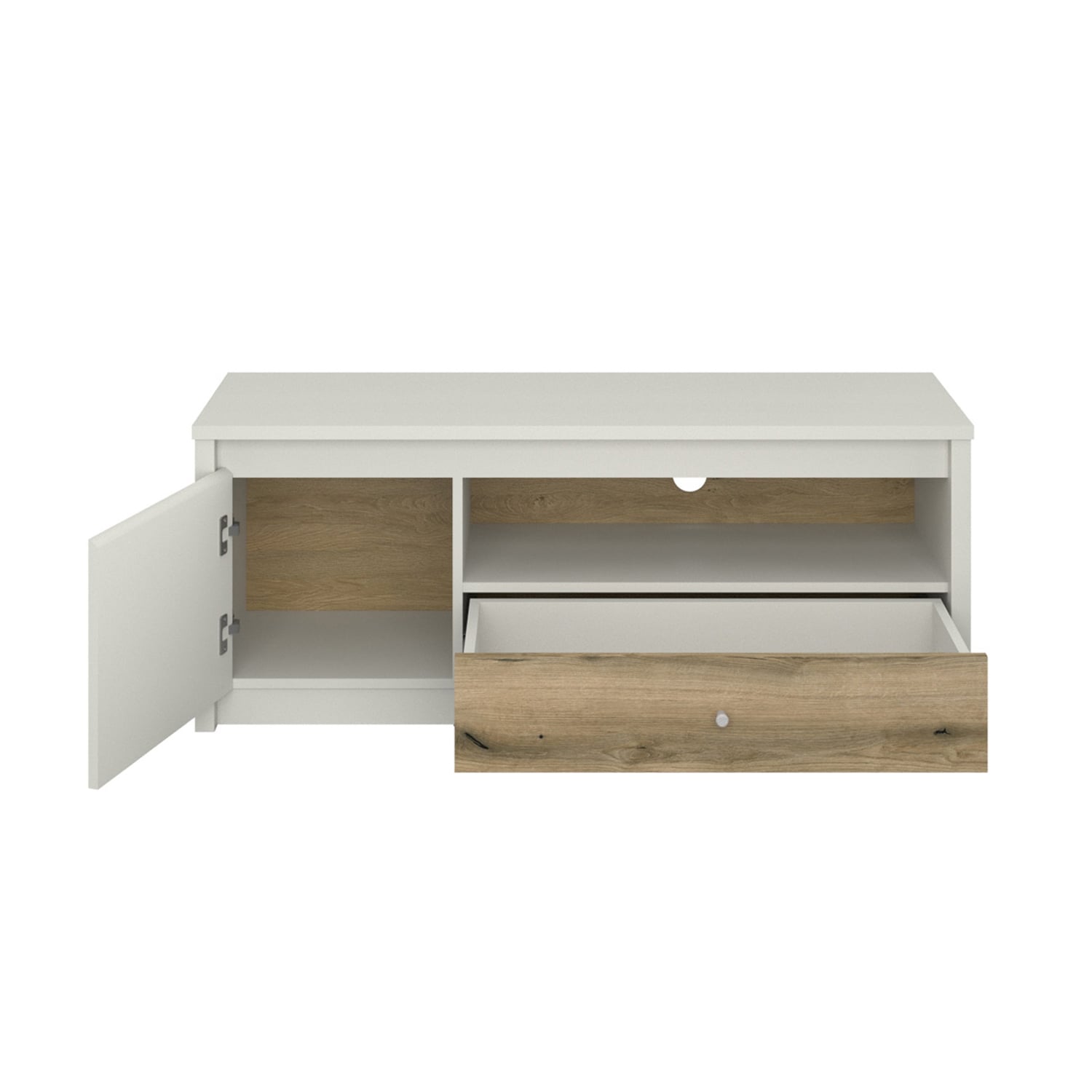 Έπιπλο TV Karin Cashmere-Evoke Oak 126x36.5x50cm - Image 2