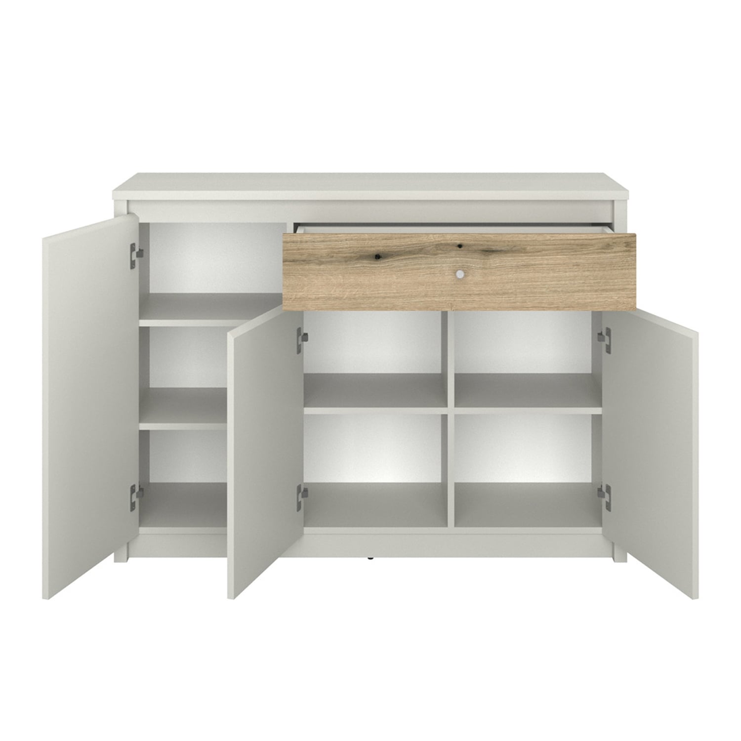 Μπουφές Karin Cashmere-Evoke Oak 126x36.5x91cm - Image 2