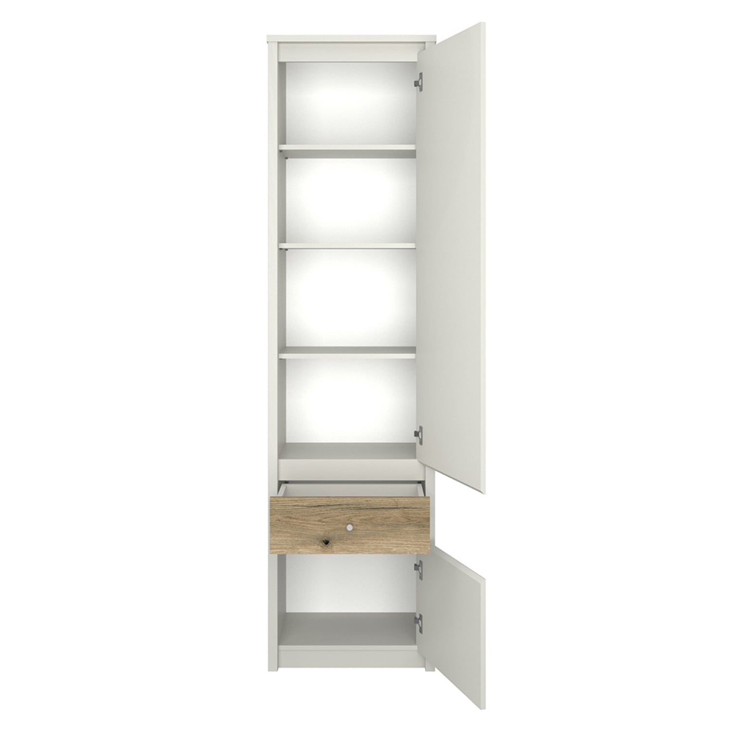 Ραφιέρα Karin Cashmere-Evoke Oak 56x36.5x210.5cm - Image 2