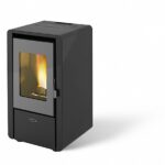 KALOR Petite MOD 6 6kw (modelo smart) Ιταλική σόμπα pellet αερόθερμη απόδοση 93.34% wi/fi ready