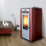 Kalor LIDIA 16kw Σόμπα Pellet θερμού αέρα με Αεραγωγούς απόδοση 92.70%