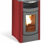 Kalor Nux 98 ermetica Modello 10C 10kw Ιταλική Σόμπα Pellet αερόθερμη ΚΑΝΑΛΑΤΗ απόδοση 97.89% WI/FI ready με κεραμικα πλαινα