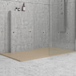 Ντουζιέρα ορθογώνια υψηλής αντοχής CLASSIC Beige KARAG 180x70cm