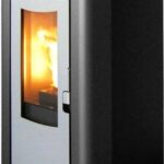 Kalor Lara 12 Black Ενεργειακή Σόμπα Pellet θερμού αέρα απόδοση 92.70%