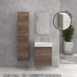 Βάση με ανοιγόμενη πόρτα Ice Oak 8902 NEW MINOS 55 KARAG 53,5x34x55cm