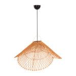 ΦΩΤΙΣΤΙΚΟ ΟΡΟΦΗΣ ΚΡΕΜΑΣΤΟ FB97878.01 RATTAN ΣΕ ΜΠΕΖ ΤΗΣ ΑΜΜΟΥ ΧΡΩΜΑ Φ58,5x31Yεκ
