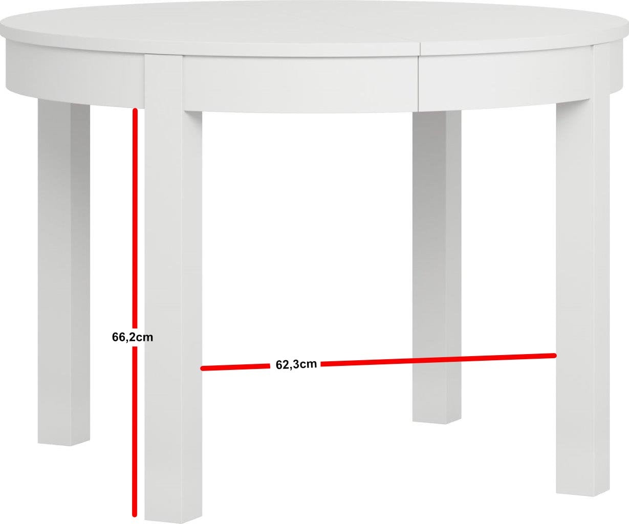 Τραπέζι Simple Round επεκτεινόμενο - Image 3