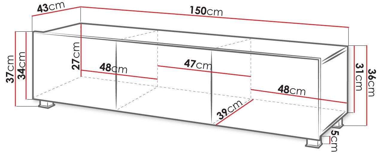 Έπιπλο τηλεόρασης Calabrini - Image 4