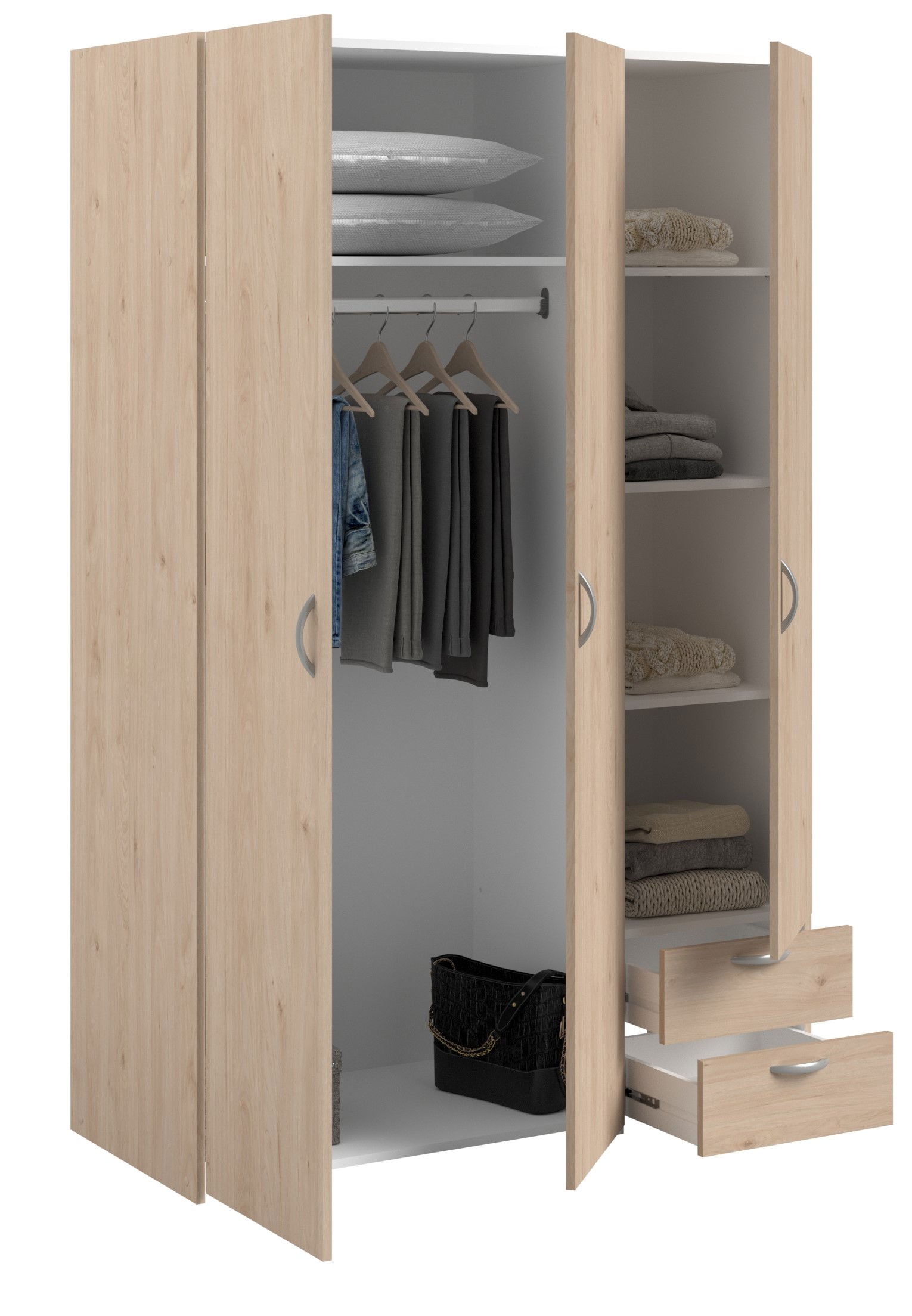 Ντουλάπα Dorm τρίφυλλη - Image 4