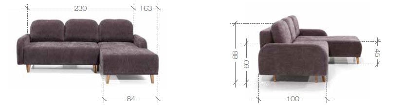 Γωνιακός καναπές Domus - Image 3