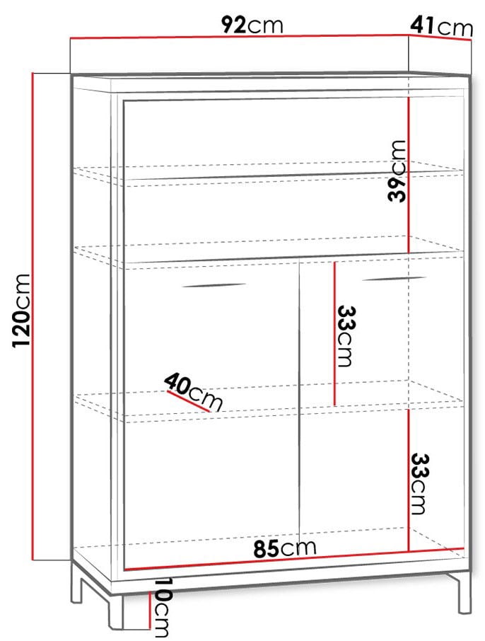 Μπουφές Mediolan AT06 - Image 3