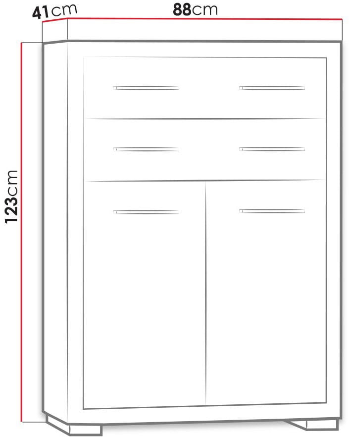 Ντουλάπι Vegas 2D2S - Image 3