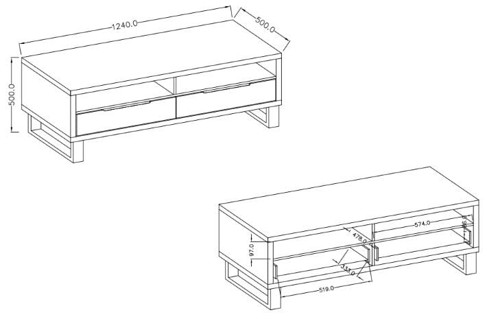 Έπιπλο τηλεόρασης Halley mini - Image 3