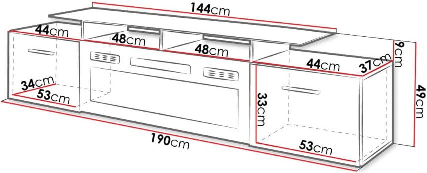 Έπιπλο τηλεόρασης Rova - Image 3