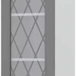 Ντουλάπι κρεμαστό Tahoma V9-45-1KS με βιτρίνα
