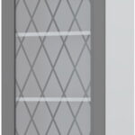 Ντουλάπι κρεμαστό Tahoma V9-60-1KS με βιτρίνα