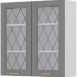 Ντουλάπι κρεμαστό Tahoma V9-90-2KS με βιτρίνα