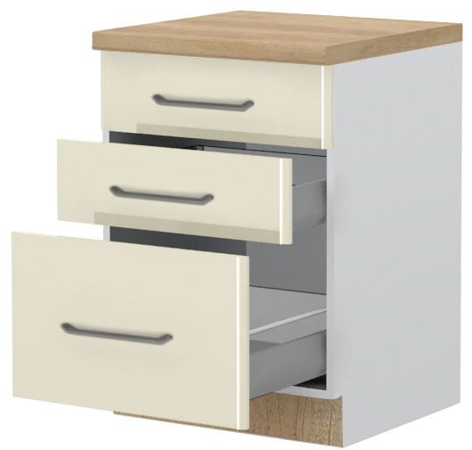 Επιδαπέδιο ντουλάπι Modena R-60-3MBOX - Image 2