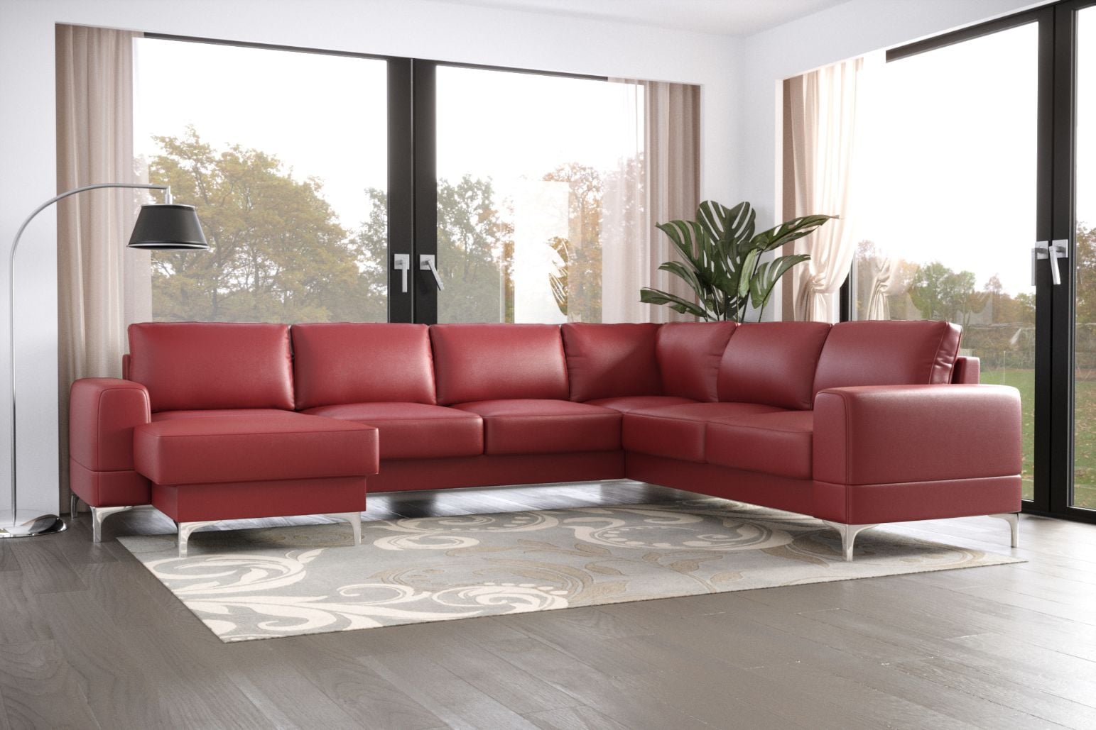 Γωνιακός καναπές Radial Max II LTHR - Image 4