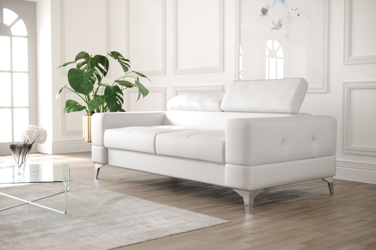 Καναπές Vini διθέσιος Eco LTHR - Image 2