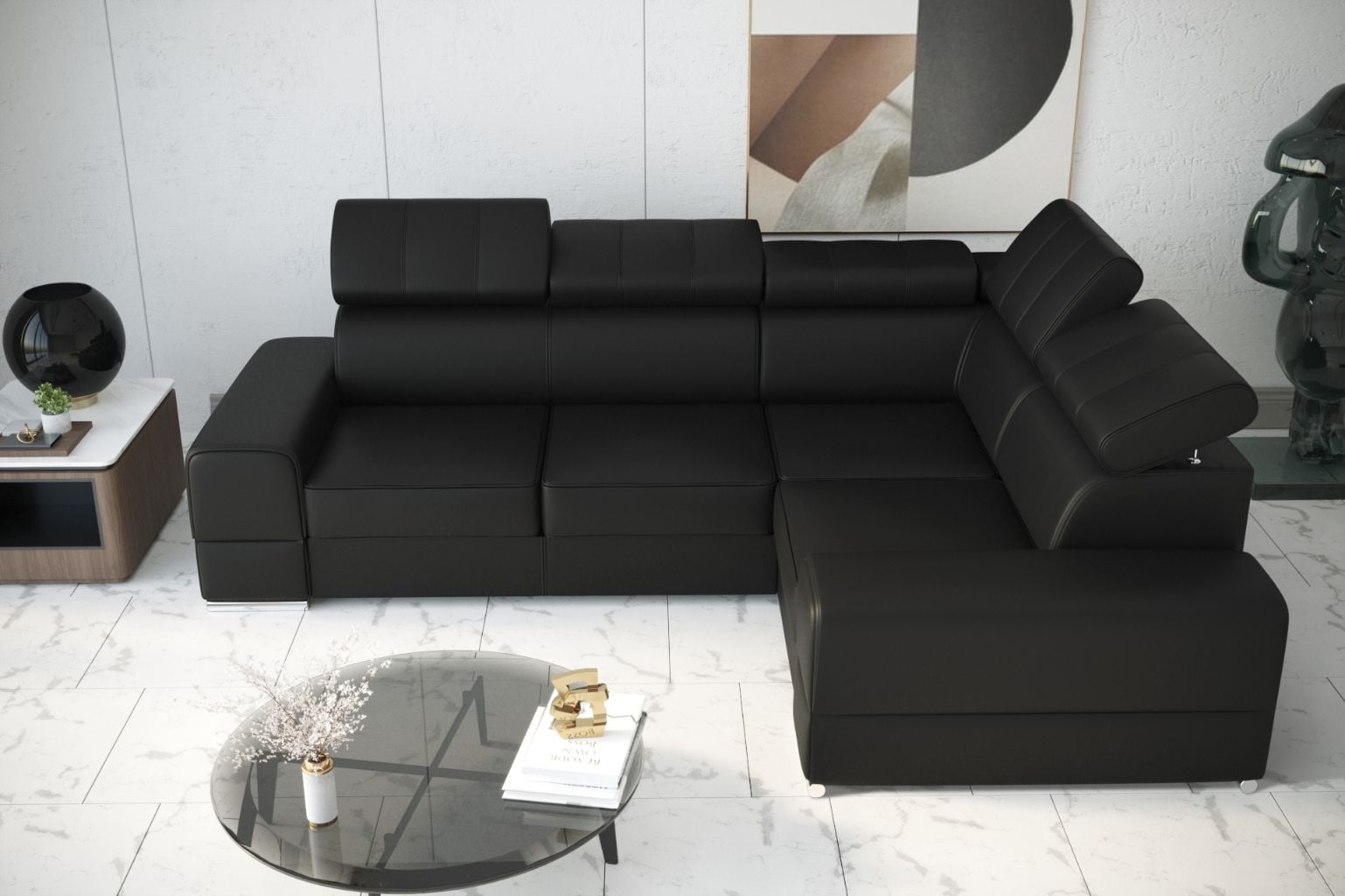 Γωνιακός καναπές Fred II Eco LTHR - Image 2