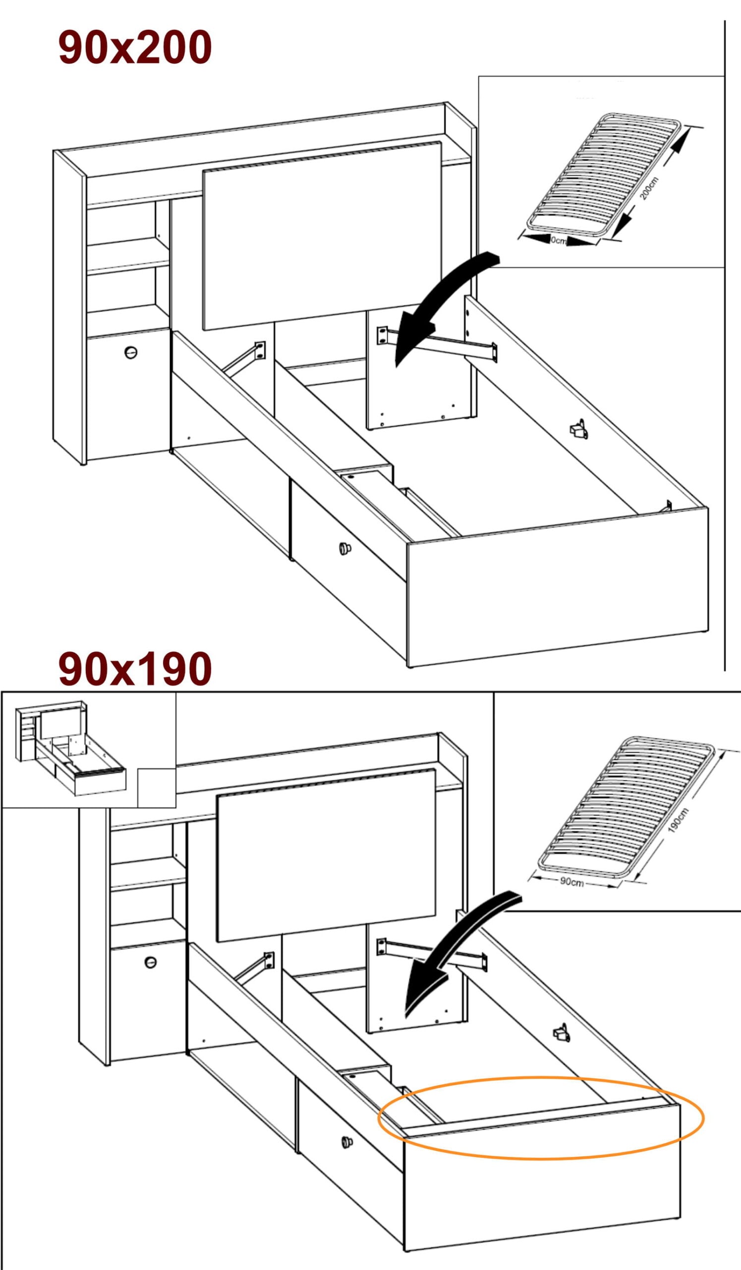 Κρεβάτι Talon - Image 3