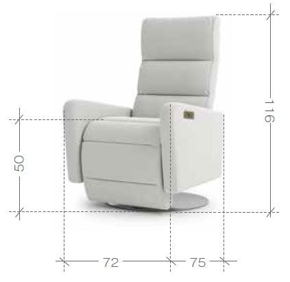 Πολυθρόνα relax Graham - Image 3