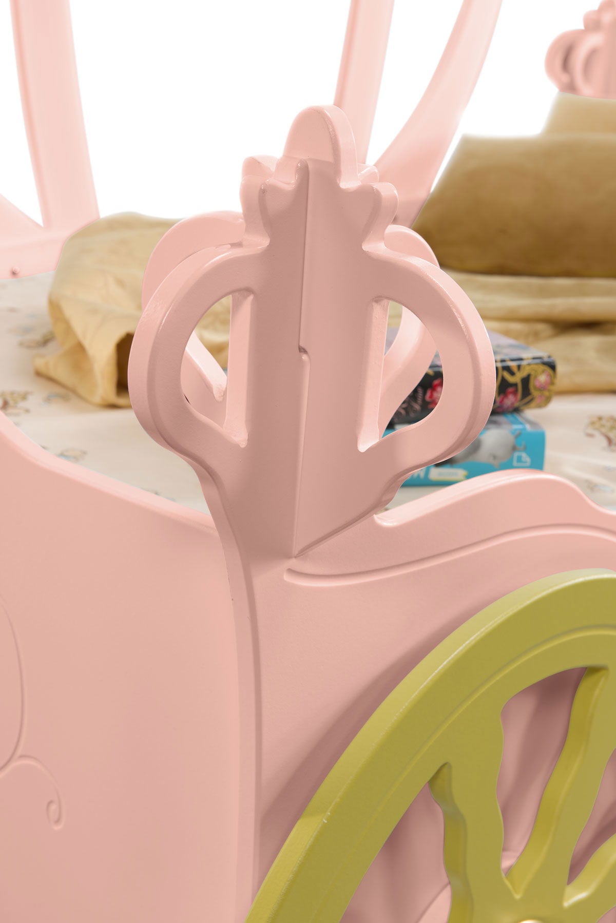 Κρεβάτι παιδικό Princess Cariage-Roz - Image 3