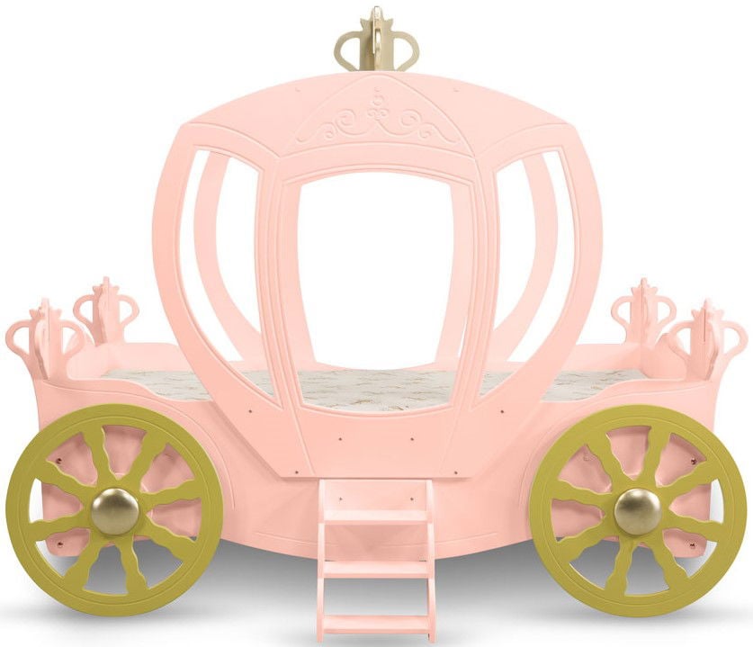 Κρεβάτι παιδικό Princess Cariage-Roz - Image 4