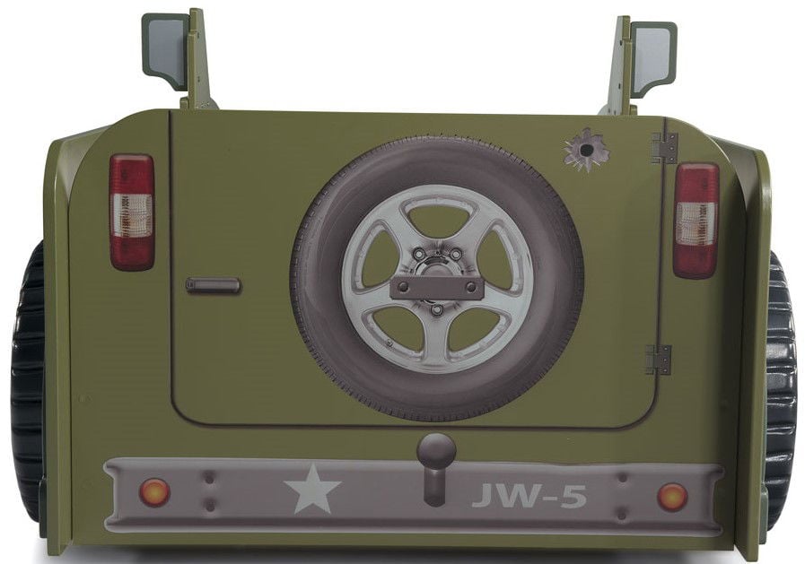 Κρεβάτι παιδικό Jeep-Prasino - Image 4