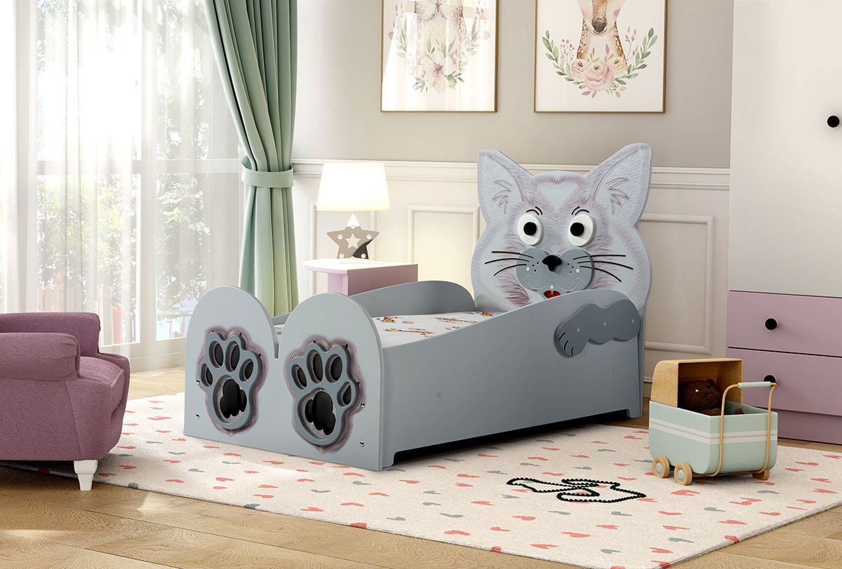 Κρεβάτι παιδικό Cat-90 x 200 - Image 2