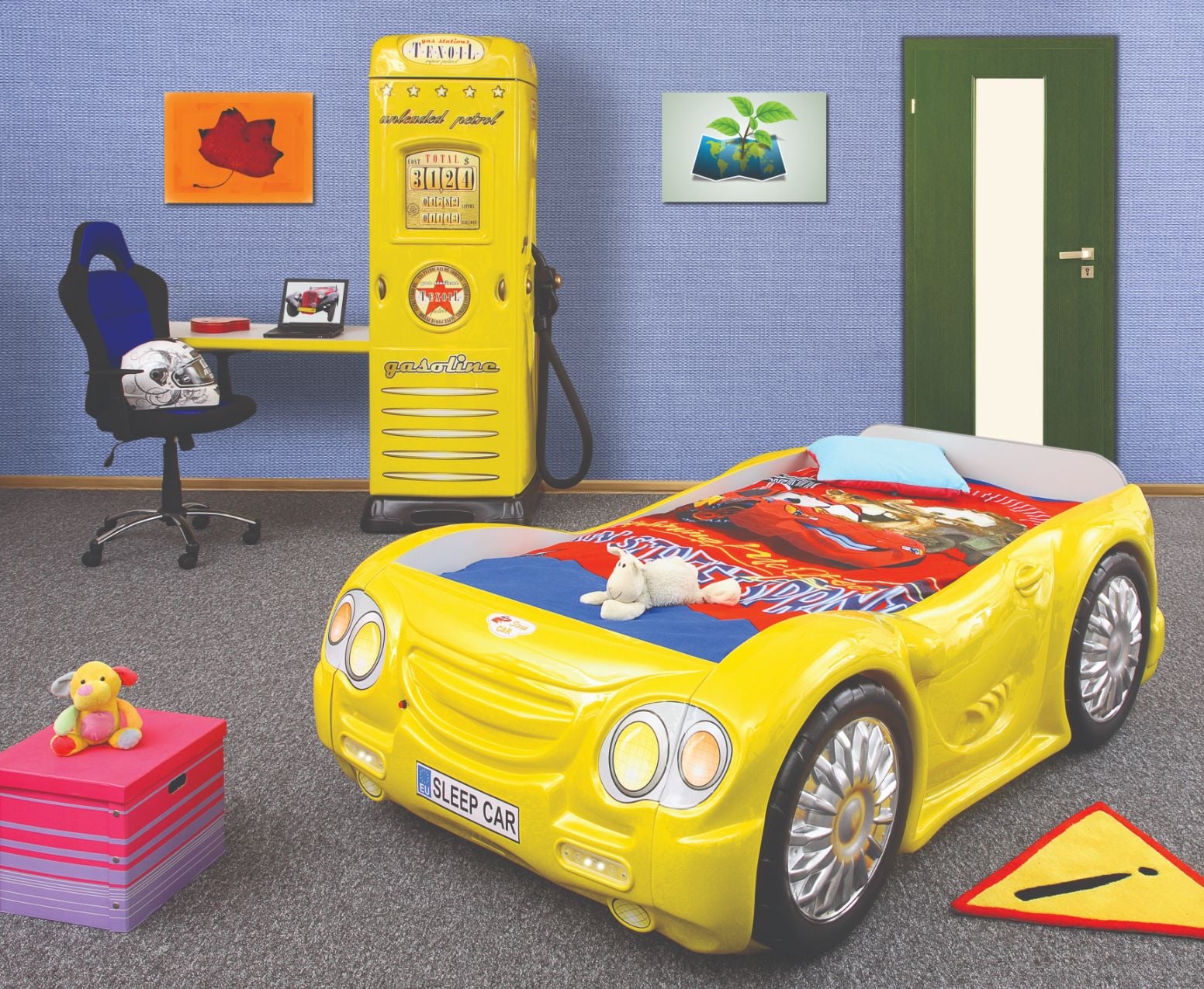 Κρεβάτι παιδικό Sleep car-Kitrino - Image 2