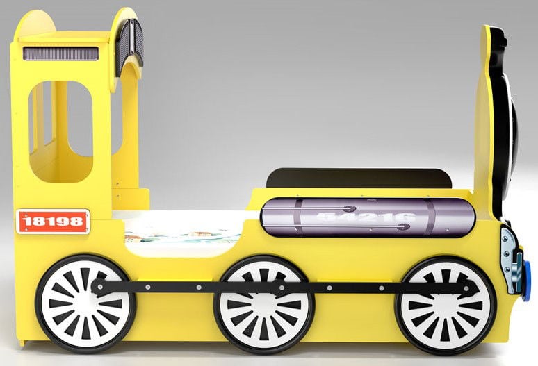 Κρεβάτι παιδικό Lokomotive-Kitrino - Image 3