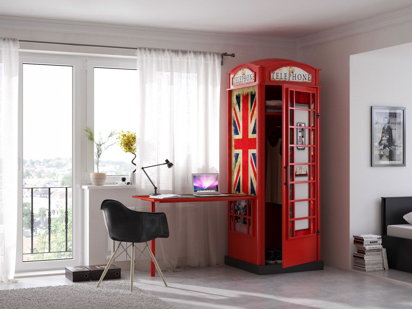 Γραφείο με ντουλάπα Phone Booth - Image 2