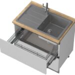 Επιδαπέδιο ντουλάπι νεροχύτη Trinity R90-2MZ