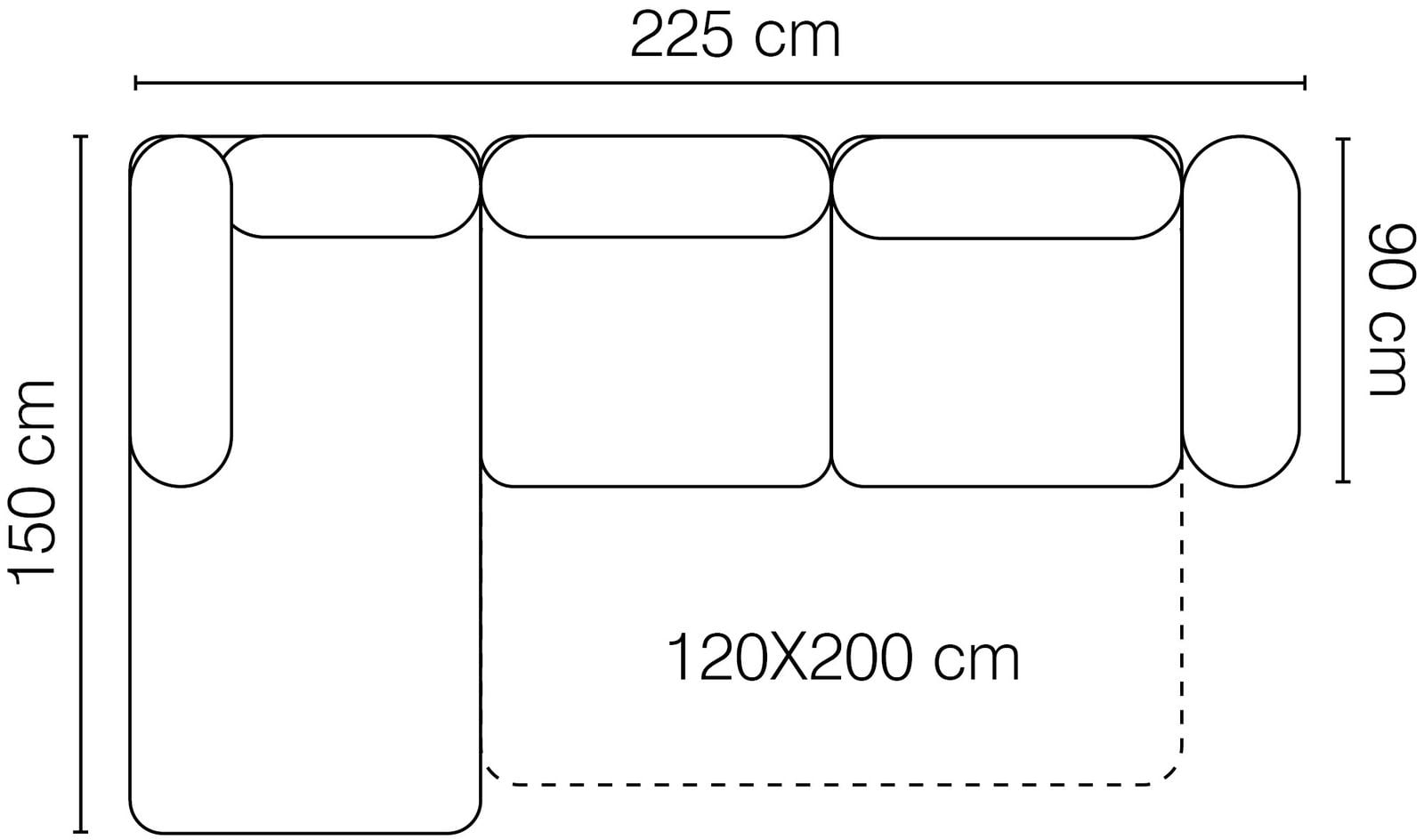 Γωνιακός καναπές Russell S - Image 3