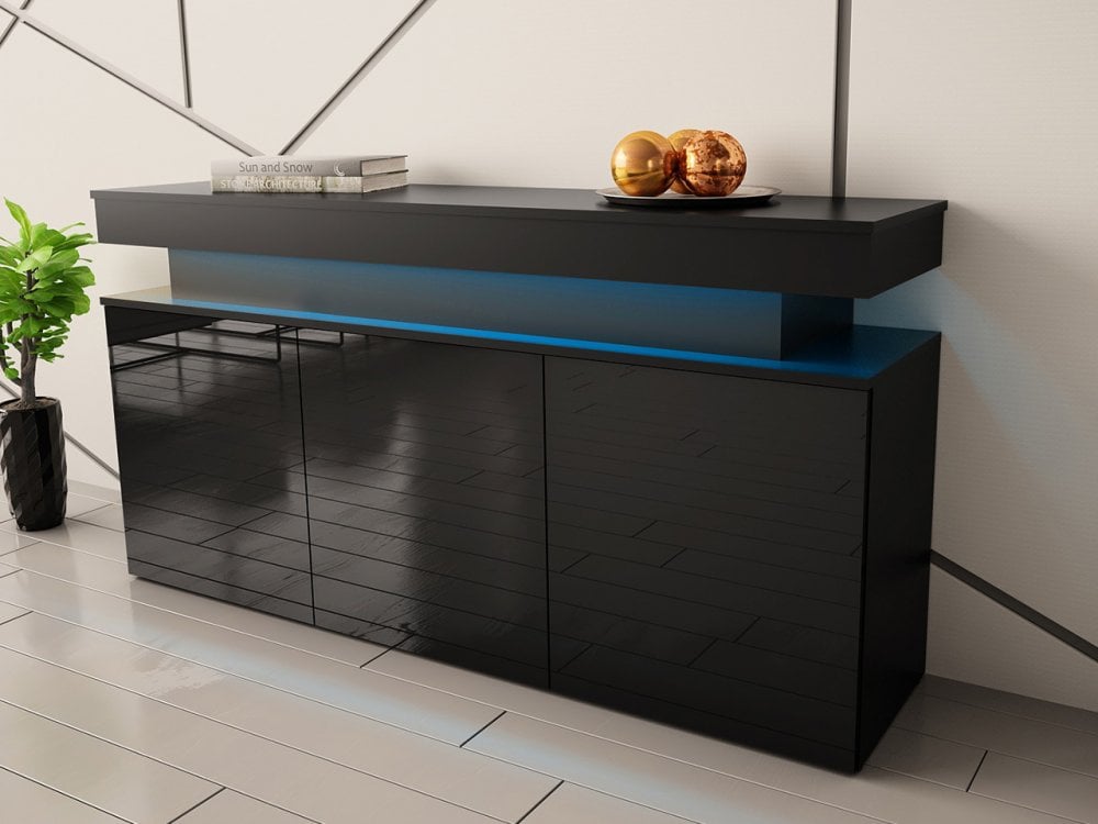 Μπουφές Glossa 160 με LED - Image 3